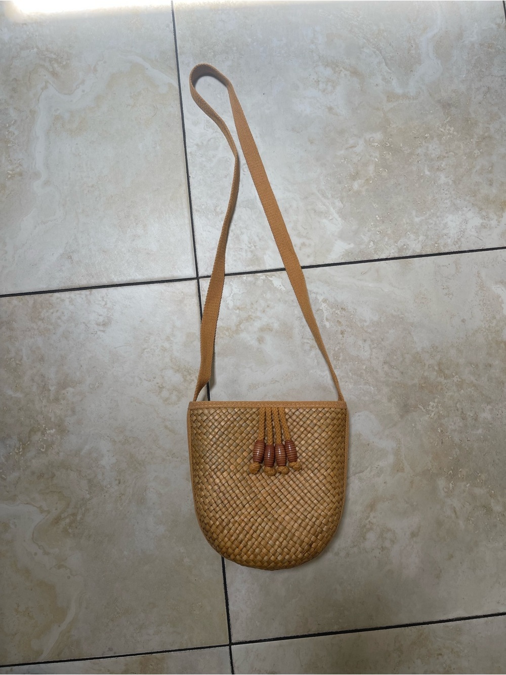 Novelli of Florence ENNELINEA Woven Crossbody Bag 🤎 - Picture 2 of 6